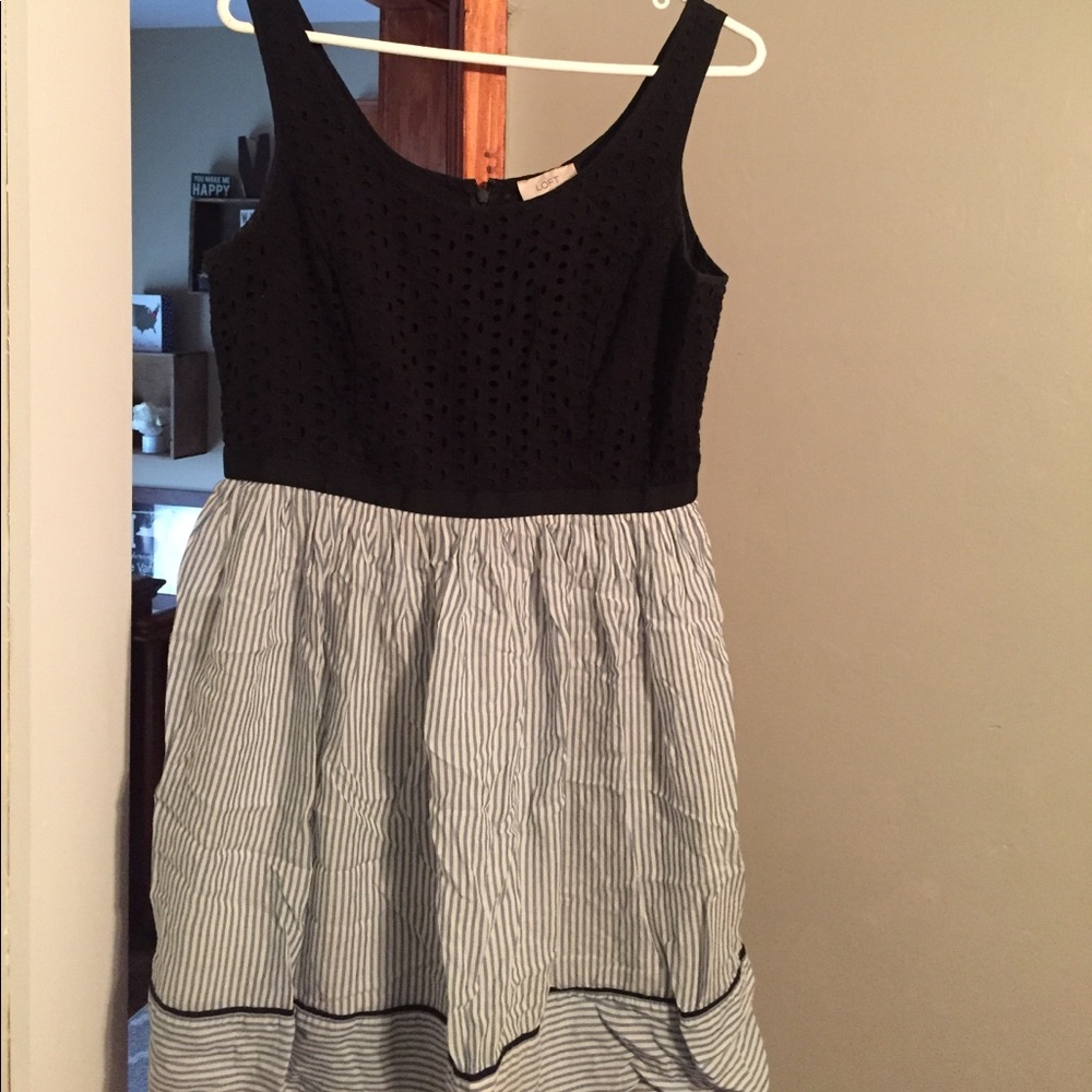Nautical tank top dress