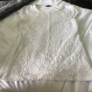 White Lace TShirt