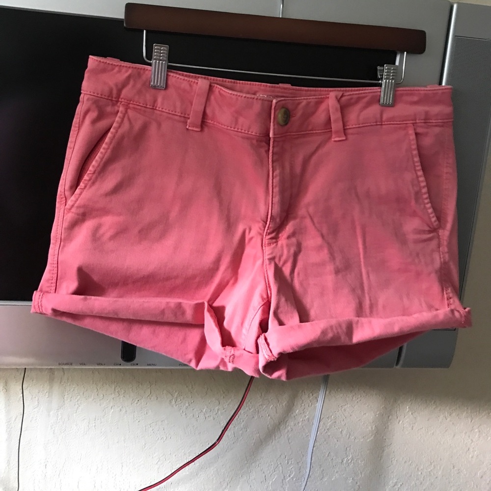 Pink shorts