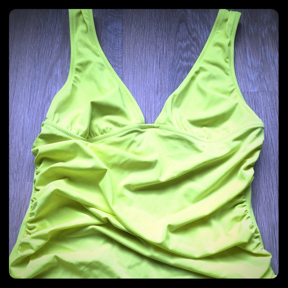 J.Crew Ruched Tankini Top