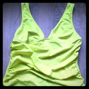 J.Crew Ruched Tankini Top