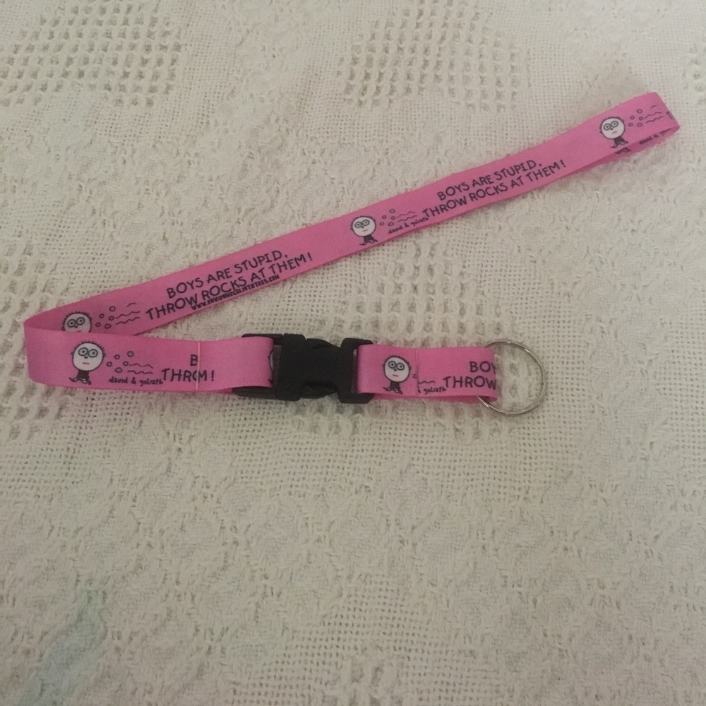 David and Goliath lanyard