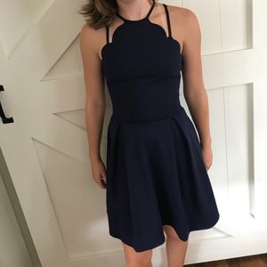 Navy blue dress