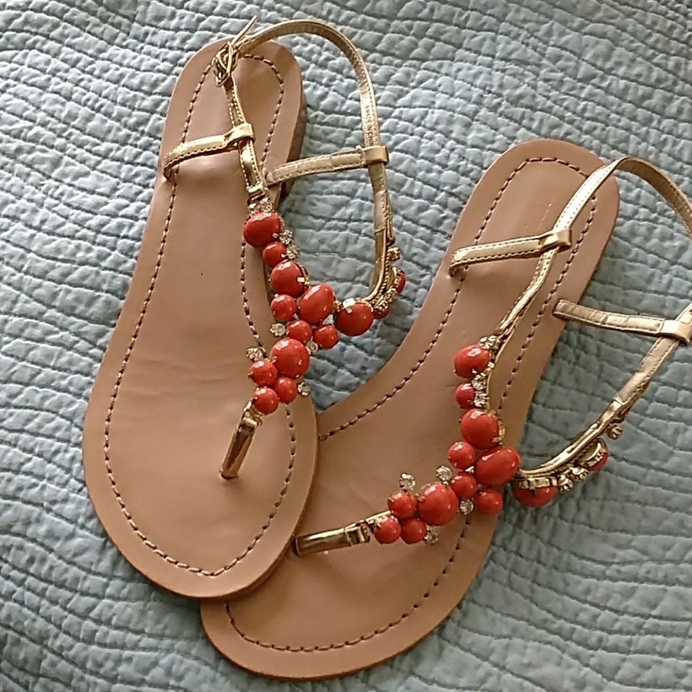Beaded Express sandals
