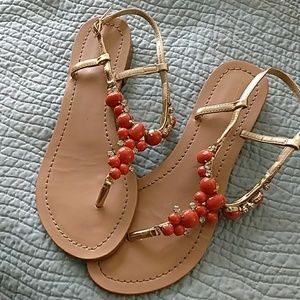 Beaded Express sandals