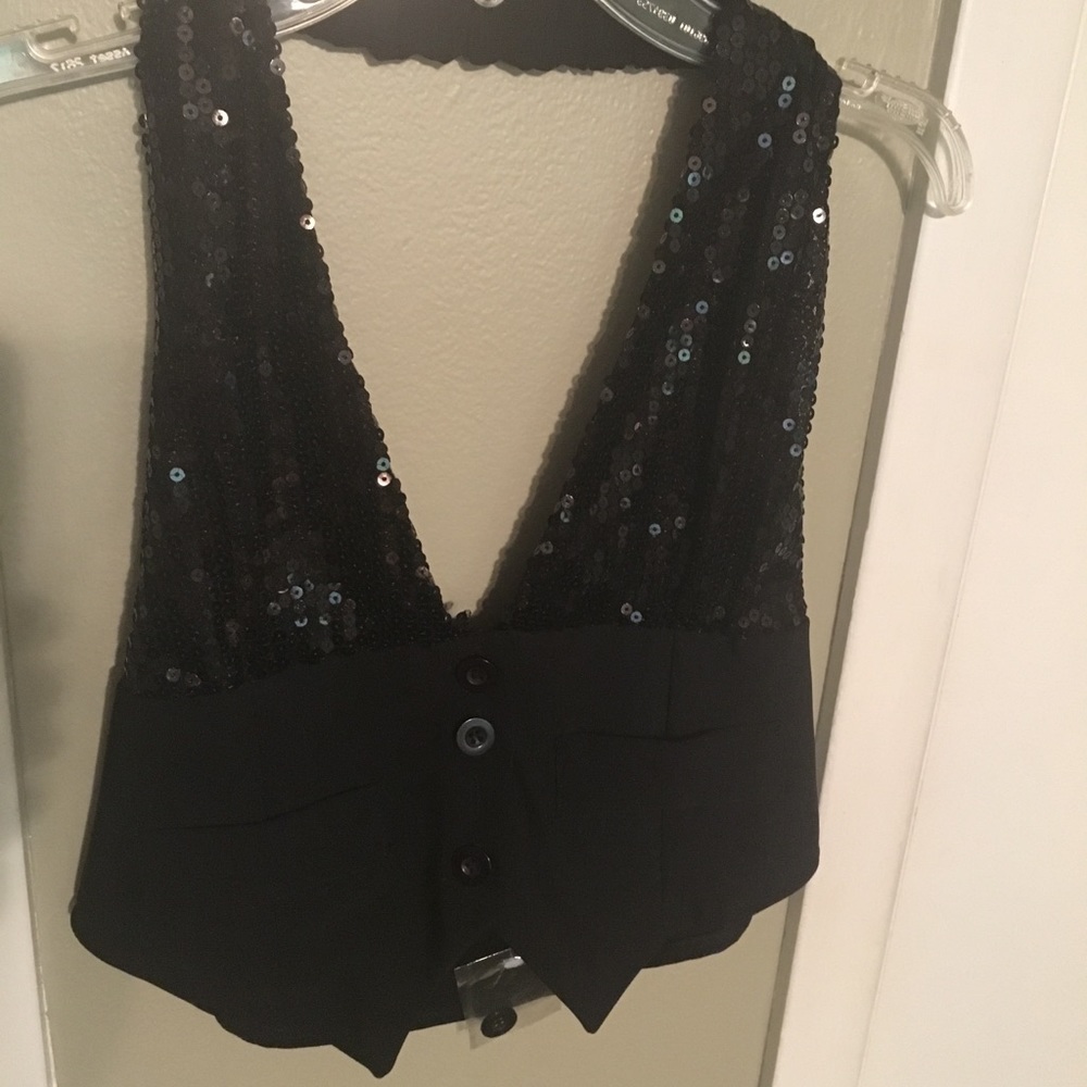 Sequin vest. Brand new.