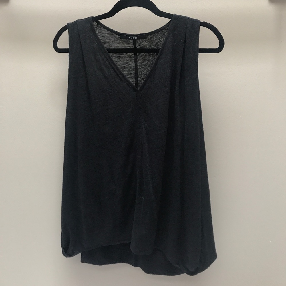 Anthropologie - AMADI Black Tank Top