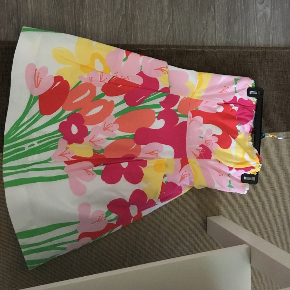 Lilly Pulitzer Strapless Flower Dress