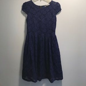 Navy Lace Dress