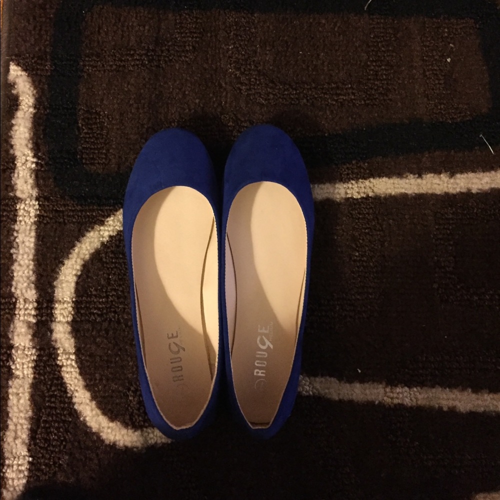 Blue flats