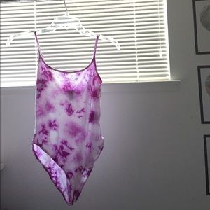 Purple Tye Dye Bodysuit