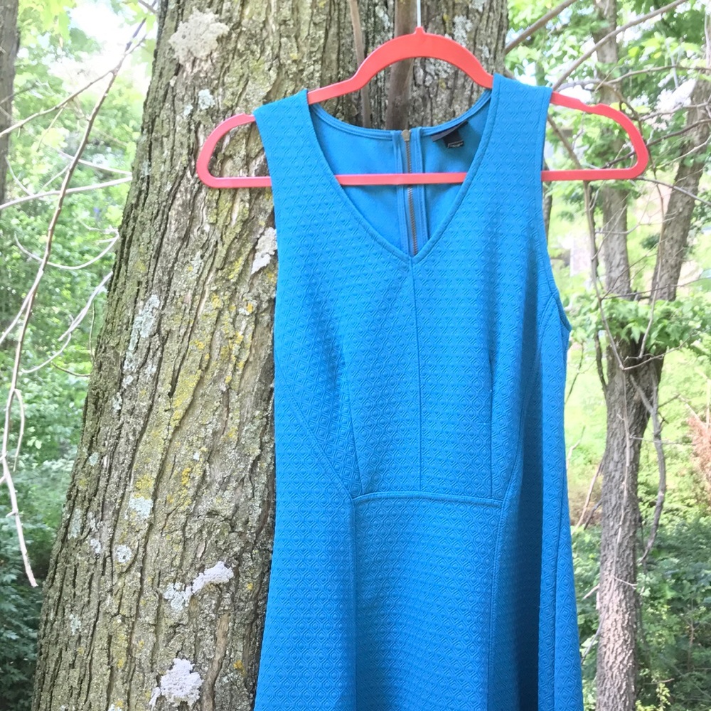 Blue V-neck Sun Dress ☀️