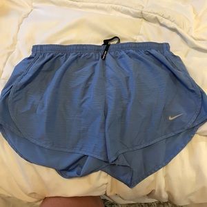 Baby blue Nike Running shorts!