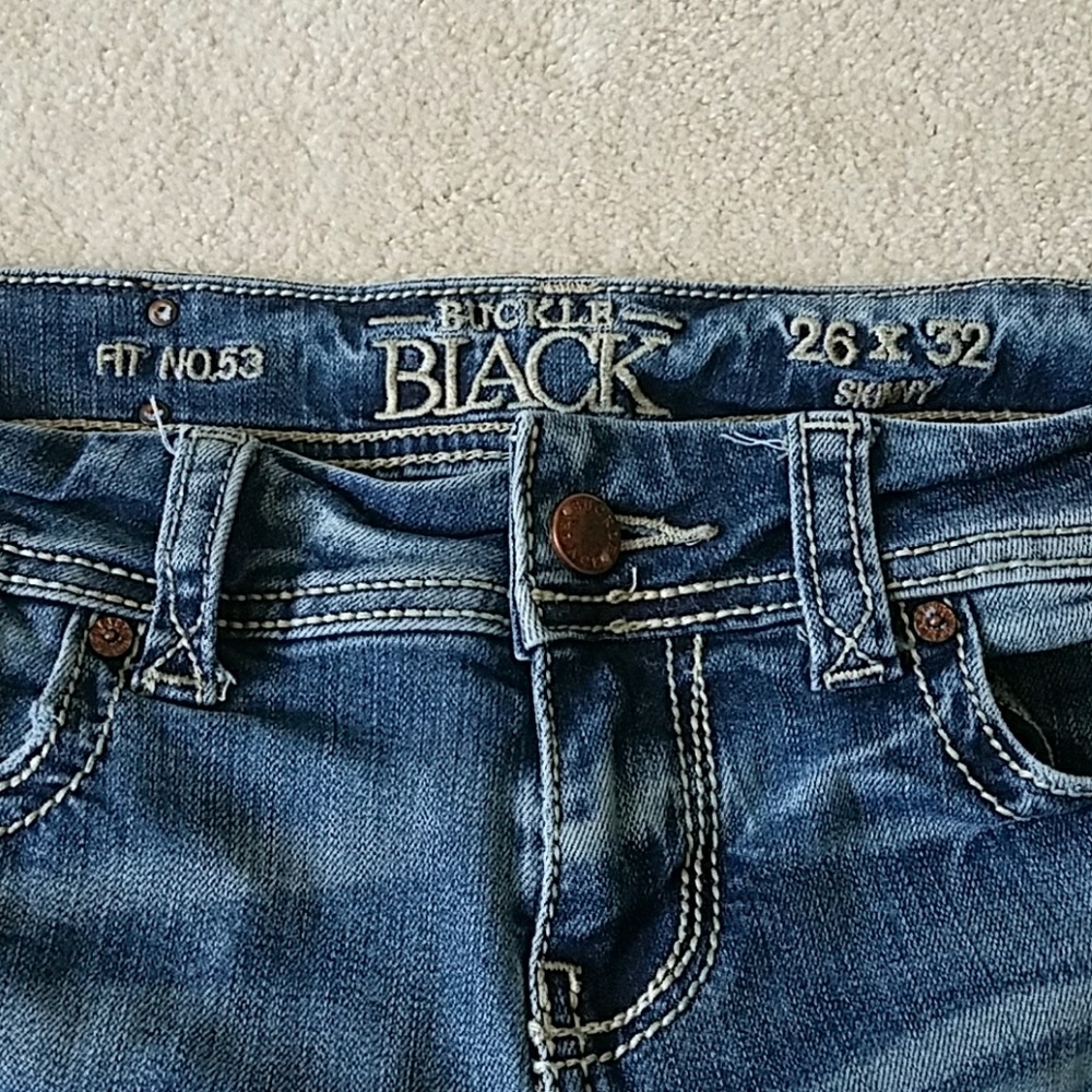 Buckle Black Jeans