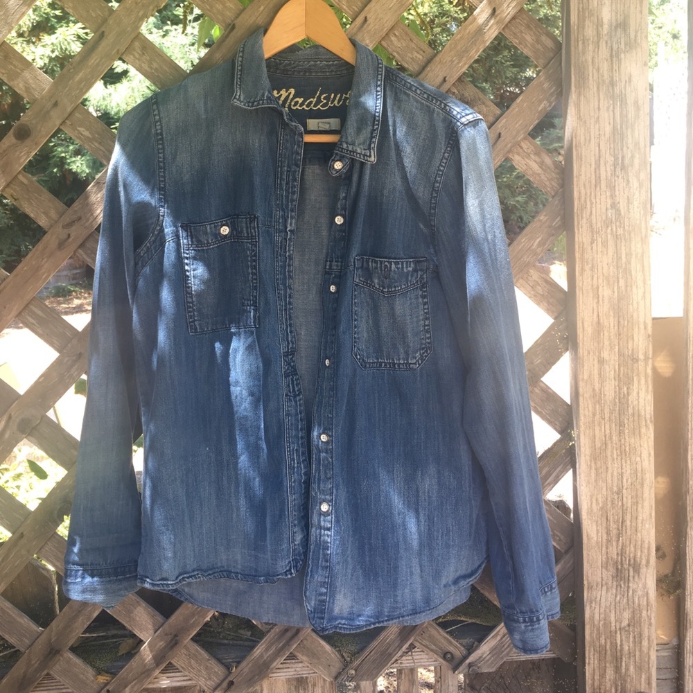 Madewell denim button up