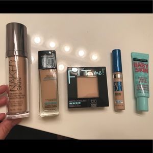 Maybelline/ Urban Decay foundation in Ivory💋