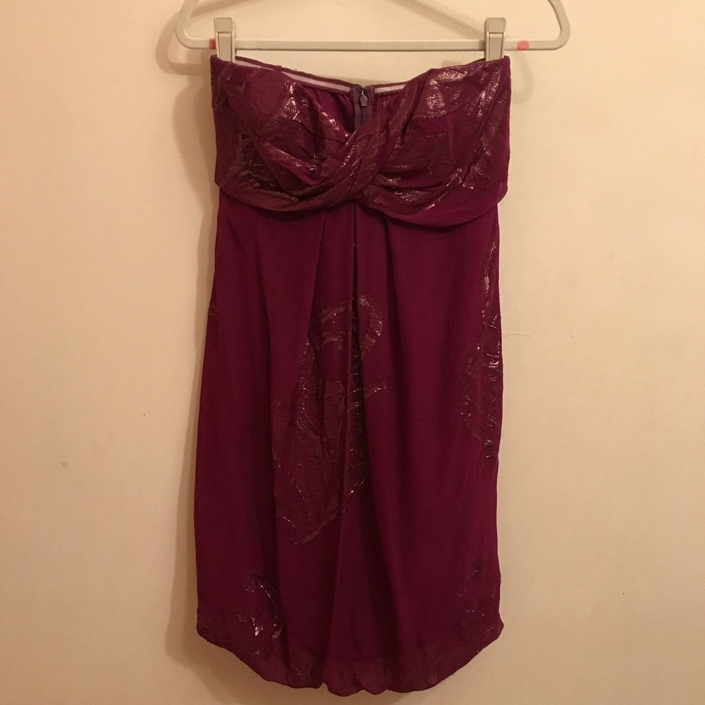 Nicole Miller strapless dress
