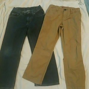 2 pair boys size 8 pants