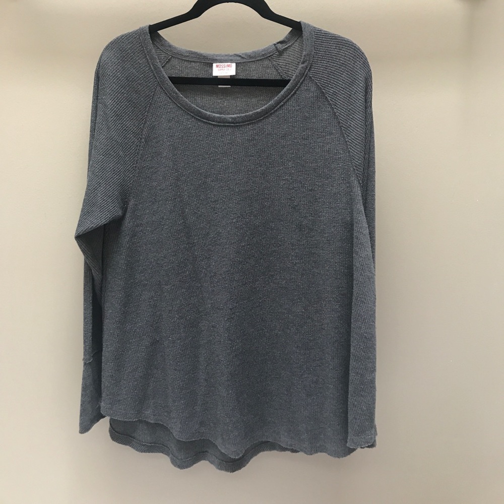 MOSSIMO SUPPLY CO - long sleeve waffle knit tee
