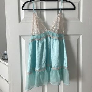 Victoria's Secret Aqua Nightie size Large