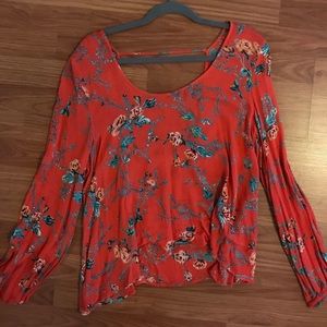 Billabong floral blouse