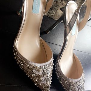 Betsey Johnson blue collection heels (Sonia )