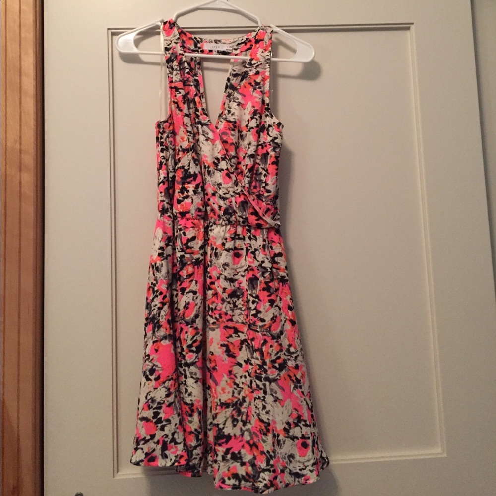 Nordstrom Lush BNWOT Pink, White, Black Dress