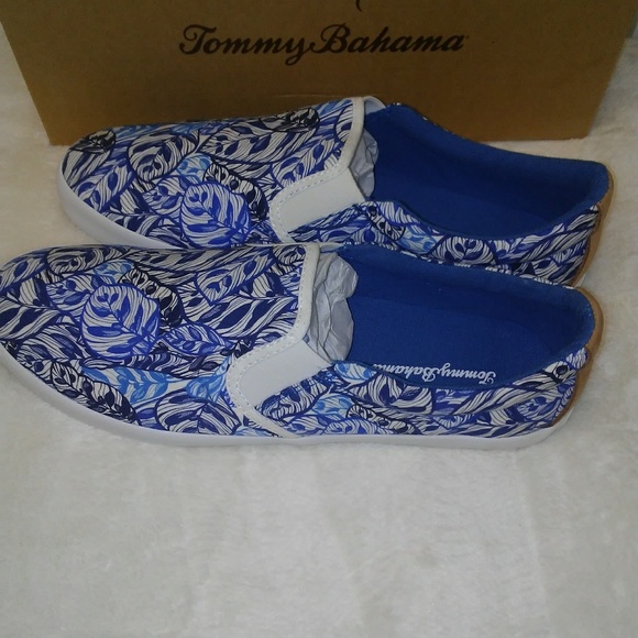 Women's Tommy Bahama Slip on Sz 9 - Picture 2 of 6