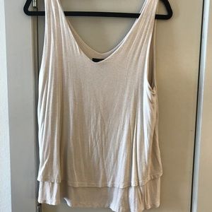 FOREVER 21 XXI TAN LOOSE TANK