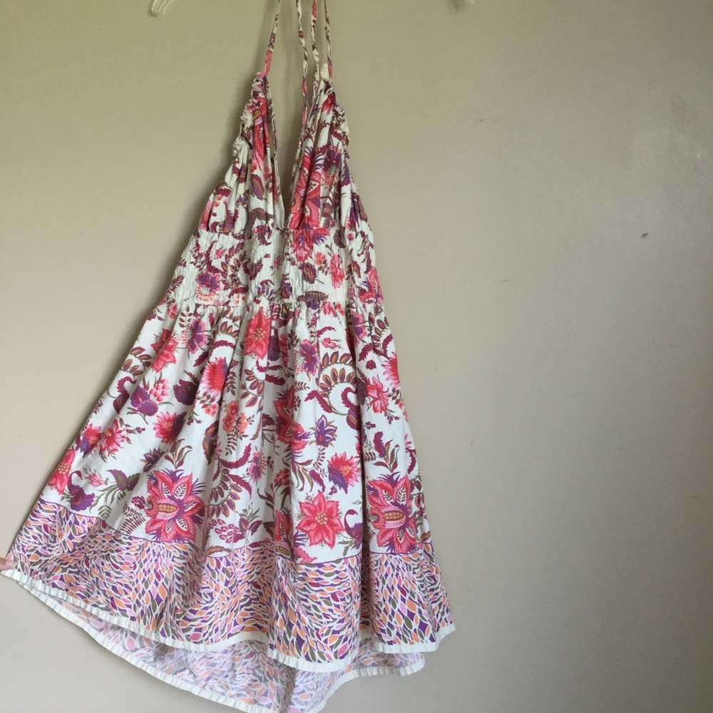 Cute Floral Tie-Up Dress