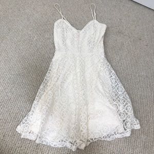 (New w/ Tags) Cream Lace Dress