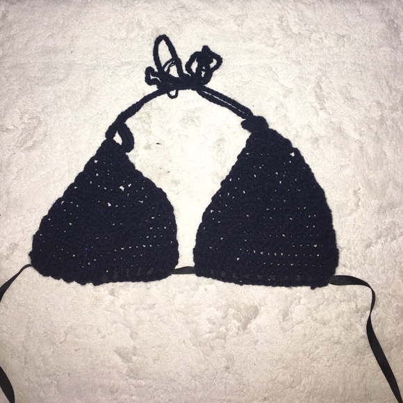 Hand crocheted bralette top - Picture 1 of 2