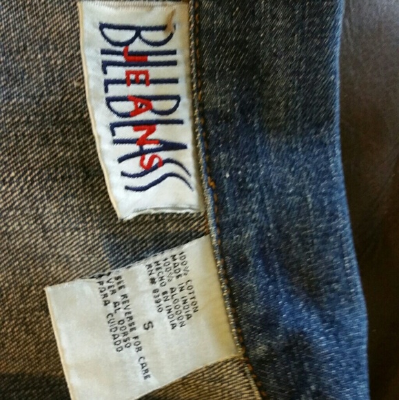 Bill Blass Denim Suit Style Blazer size Small - Picture 4 of 4