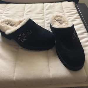 Ugg's. Black suede. Size 10.