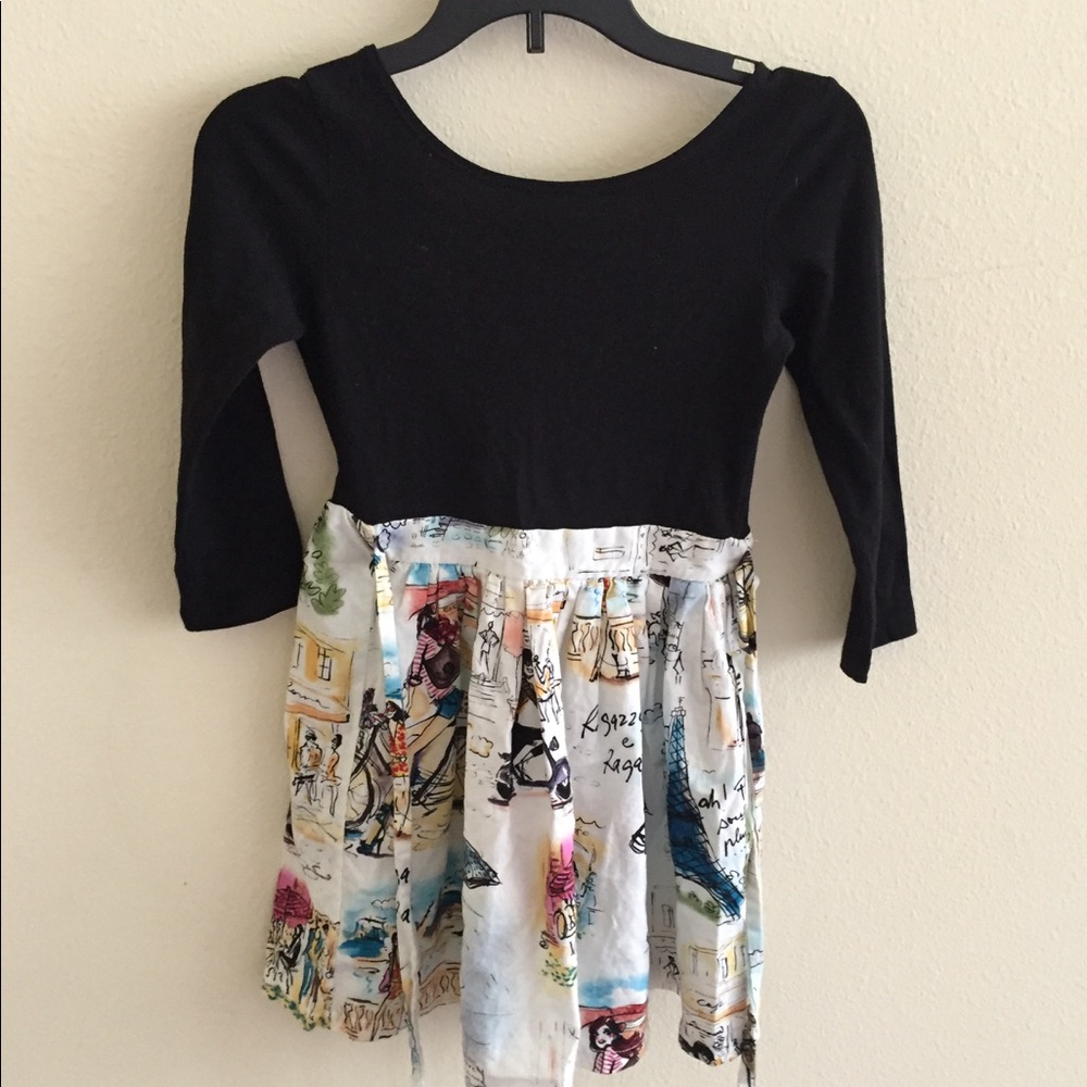 Vintage French like skater dress - Picture 2 of 4