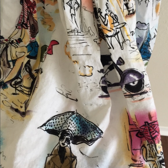 Vintage French like skater dress - Picture 4 of 4