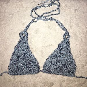 Hand crocheted bralette top