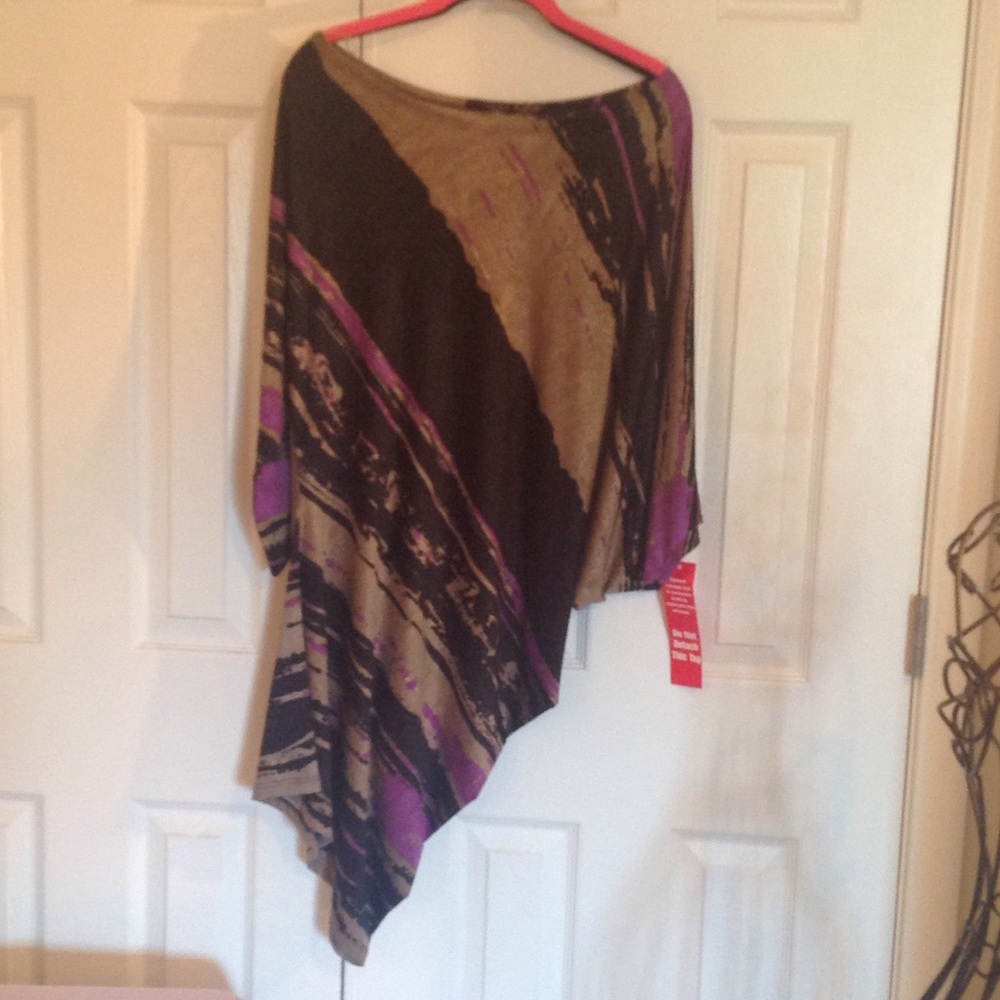 Fashionable Asymmetrical Multicolor Dress