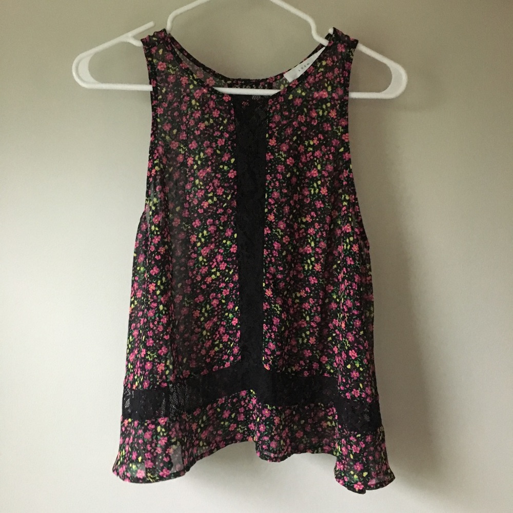 Floral tank top