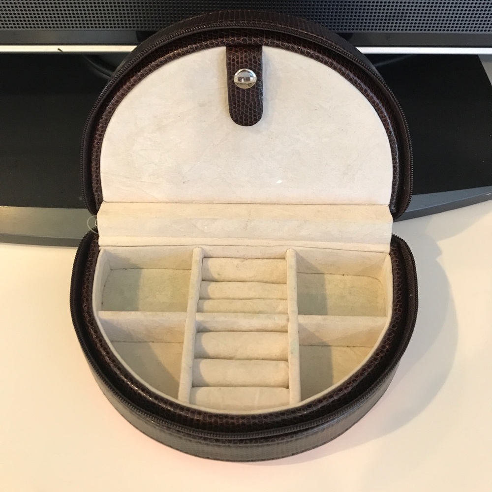 Pink Jewelry Travel Case