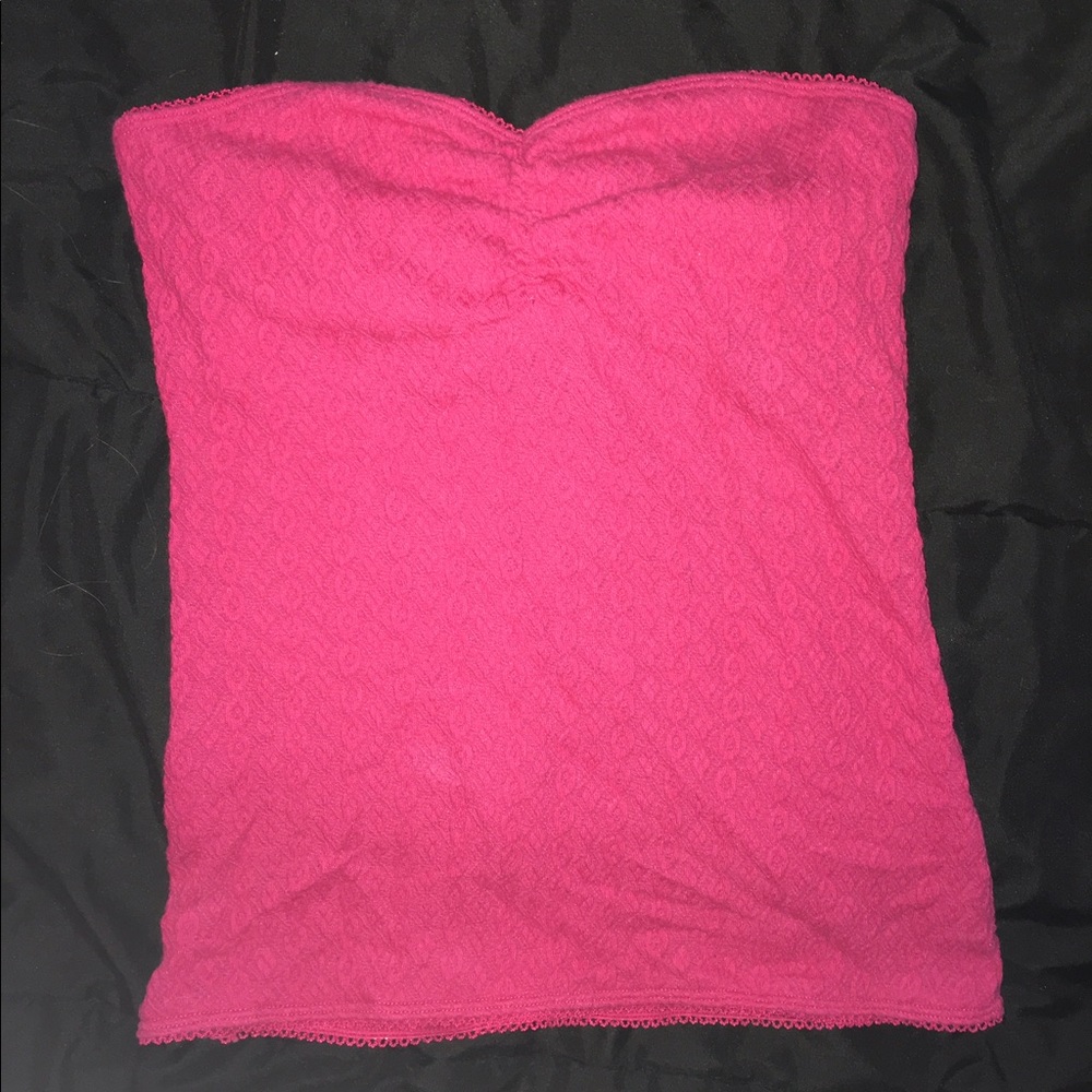 hot pink aerie tube top