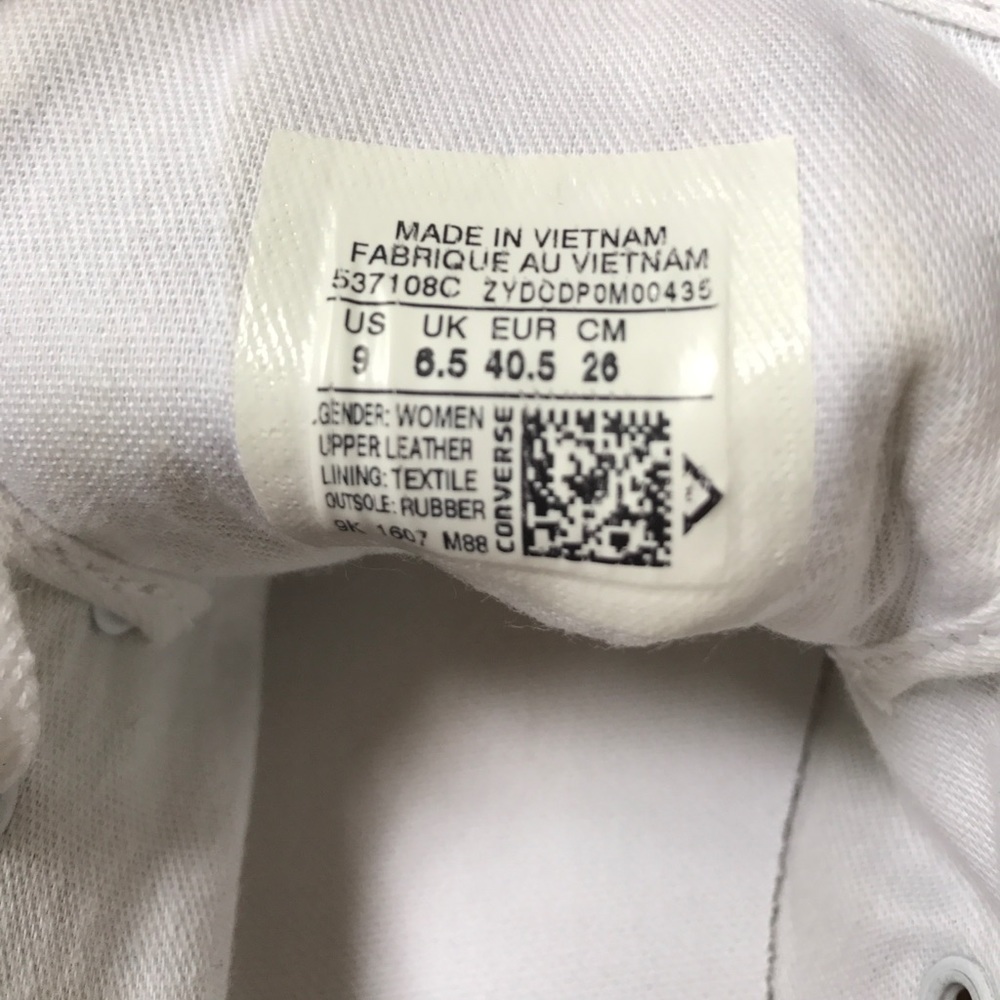 Converse CT Dainty OX White Leather WMNS - Picture 7 of 8
