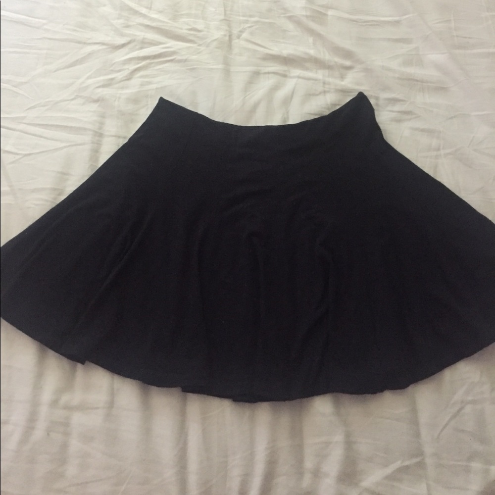 Black circle skirt