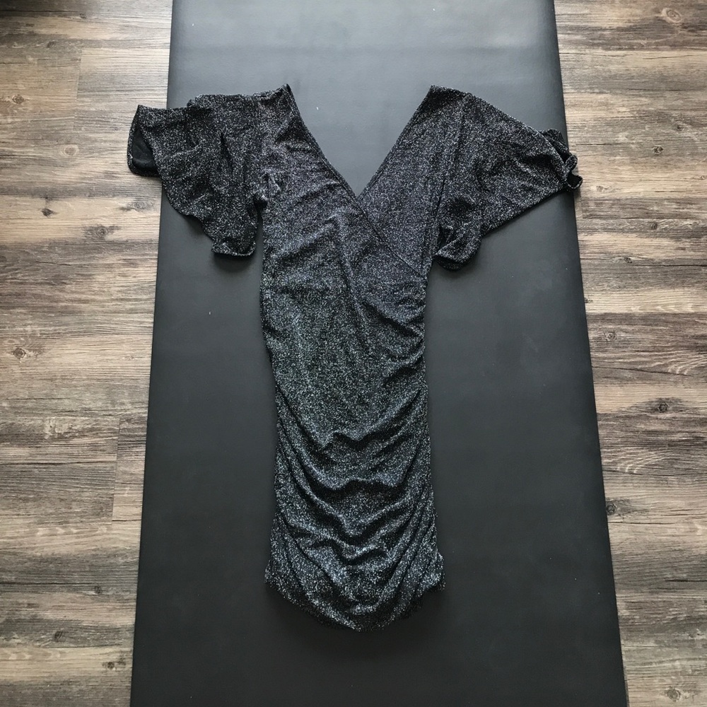 Body-con glitter dress