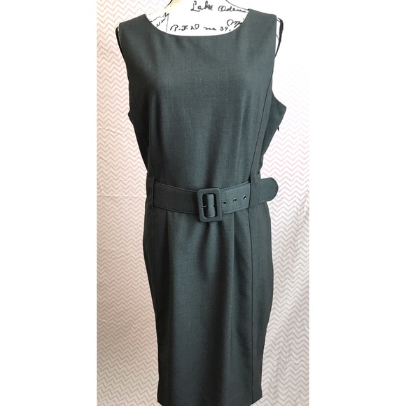Calvin Klein gray dress with bow Size *14* - Picture 1 of 6