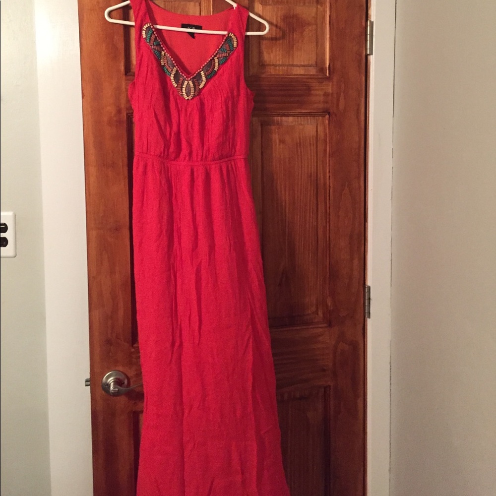 Coral maxi perfect for the beach!