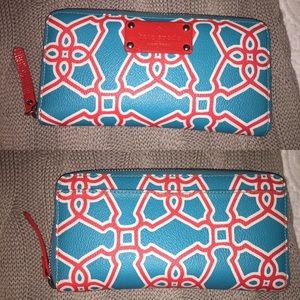 Kate Spade Neda Moroccan Market Turquoise Wallet