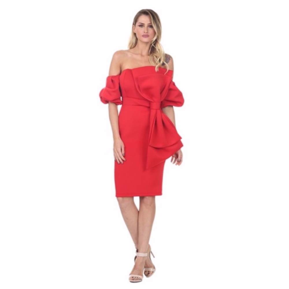 Red Bow Dress