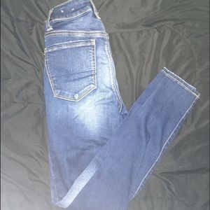 american eagle high rise jeggings