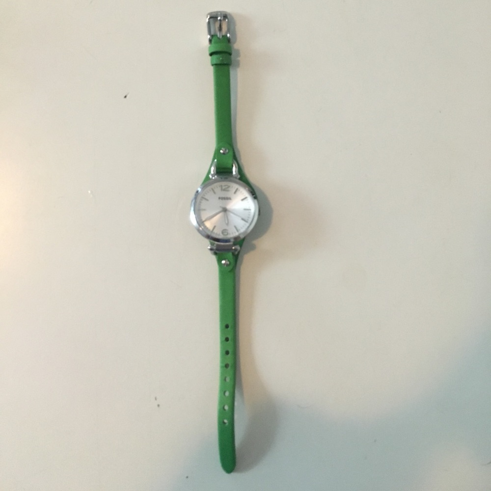 Green Fossil Watch